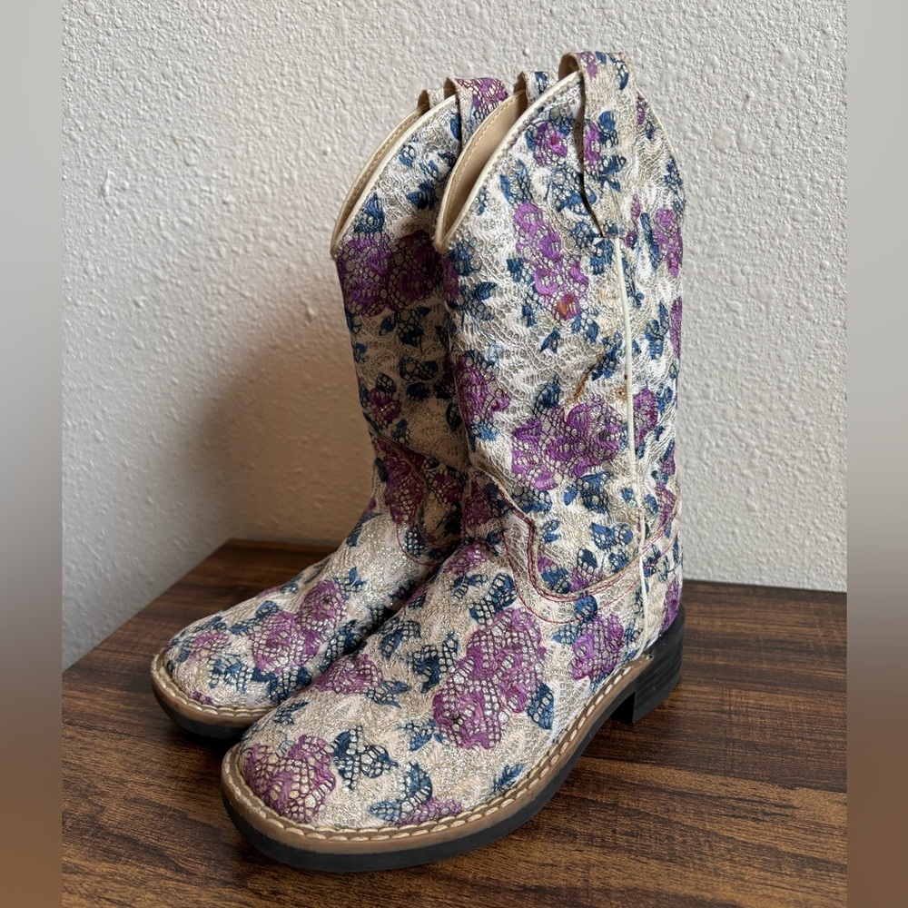 Old West Girl’s Flower Girl Cowboy Boots